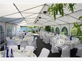 Partytent PLUS 5x6m PE, Grijs/Wit