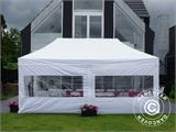 Tendone per feste PLUS 3x6m PE, Grigio/Bianco