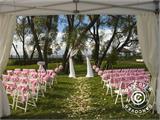 Carpa para fiestas Exclusive 6x10m PVC, Rojo/Blanco