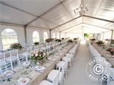 Tendone per feste Original 4x6m PVC, "Arched", Bianco