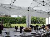 Partyzelt Original 5x8m PVC, Grau/Weiß Partyzelt Original 5x8m PVC, Grau/Weiß