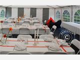 Namiot imprezowy SEMI PRO Plus CombiTents® 7x12m 4 w 1, Biały