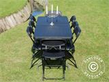Folding Table 180x74x74 cm, Black (10 pcs.) Folding Table 180x74x74 cm, Black (10 pcs.)