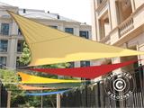 Sun sail 3.6x3.6x3.6 m, Triangular, Sand