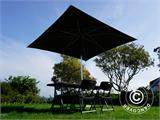 Folding Chair, Rattan-look 48x57x83 cm, Black, 4 pcs. ONLY 1 SET LEFT