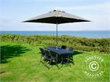 Chaise pliante en imitation rotin 48x57x83cm, Noir, 4 pcs Chaise pliante en imitation rotin 48x57x83cm, Noir, 4 pcs - 6