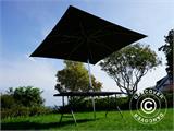 Folding Chair, Rattan-look 48x57x83 cm, Black, 4 pcs. ONLY 1 SET LEFT