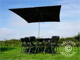 Folding Chair, Rattan-look 48x57x83 cm, Black, 4 pcs. ONLY 1 SET LEFT