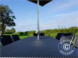 Chaise pliante en imitation rotin 48x57x83cm, Noir, 4 pcs Chaise pliante en imitation rotin 48x57x83cm, Noir, 4 pcs - 38