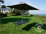 Chaise pliante en imitation rotin 48x57x83cm, Noir, 4 pcs Chaise pliante en imitation rotin 48x57x83cm, Noir, 4 pcs - 49