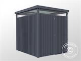Garden shed w/skylight, 2.04x2.45x2.26 m, 5.0 m², Anthracite