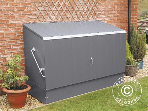 Bike storage, Bicycle Storage Box, Trimetals, 1.96x0.89x1.33 m, Anthracite