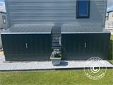 Fietsenbox, Bicycle Storage Box, Trimetals, 1,96x0,89x1,33m, 1,74m², Antraciet