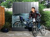Sykkelskur, Bicycle Storage Box, Trimetals ,1,96x0,89x1,33m, Antrasitt