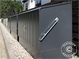 Fietsenbox, Bicycle Storage Box, Trimetals, 1,96x0,89x1,33m, 1,74m², Antraciet