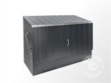 Fietsenbox, Bicycle Storage Box, Trimetals, 1,96x0,89x1,33m, 1,74m², Antraciet