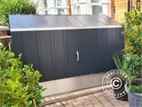 Deposito per biciclette con rampa, Protect-a-Cycle, Trimetals, 1,96x0,89x1,33m, 1,74m², Antracite