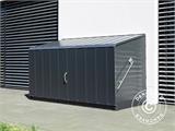 Box porta attrezzi da giardino, Storeguard, Trimetals, 1,96x0,89x1,13m, Antracite