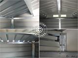 Metalen tuinhuis 2,13x1,27x1,90m ProShed®, Aluminium Grijs