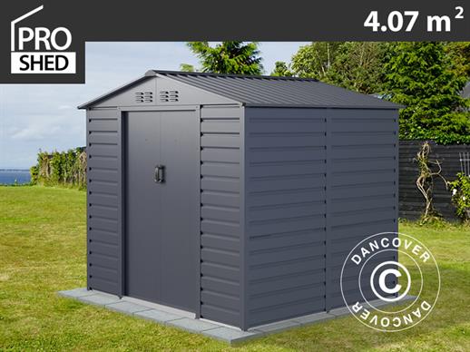 Caseta de jardin 2,13x1,91x1,90m, 4,07m², ProShed®, Antracita
