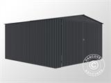 Garage métallique 3,8x4,8x2,32m, 18,24m², ProShed®, Anthracite Garage métallique 3,8x4,8x2,32m, 18,24m², ProShed®, Anthracite