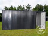 Metalna garaža dvostruka 6,37x5,13x2,41m ProShed®, Antracit