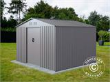 Geräteschuppen 2,77x2,55x1,92m, 7,06m², ProShed®, Aluminium Grau