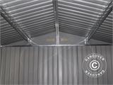 Geräteschuppen 2,77x2,55x1,92m, 7,06m², ProShed®, Aluminium Grau