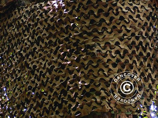 Camouflage net Woodland BASIC LIGHT, 2.4x6 m