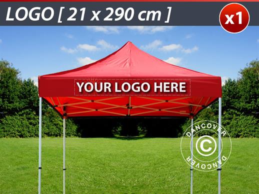 1 stk. FleXtents valance print 21x290cm, sentrert