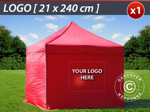 1 pc. FleXtents sidewall print 21x240 cm