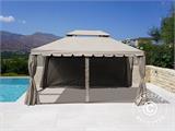Gazebo Osiris 3x4 m, Dark beige