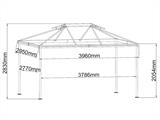Gazebo Osiris 3x4 m, Dark beige