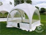 Koepel partytent Multipavillon 3x3m, Wit Koepel partytent Multipavillon 3x3m, Wit