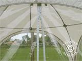 Tente de réception dome Multipavillon 3x3m, Blanc