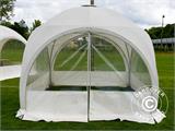 Kuppelpeotelk Multipavillon 3x6m, Valge