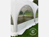Parede lateral de tenda em abóbada Multipavillon com janela de 3x1,95m, Branca