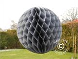 Ball aus Wabenpapier, 30cm, Grau, 10 St. 