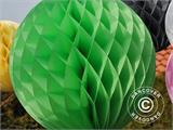 Honeycomb ball, 30 cm, Green, 10 pcs. 