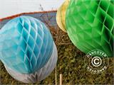 Honeycomb Ball, 50 cm, Light Blue, 10 pcs. ONLY 1 SET LEFT