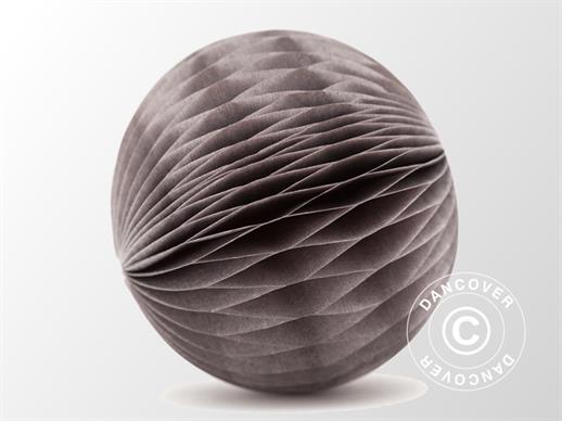 Ball aus Wabenpapier, 50cm, Grau, 10 St. 