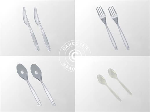 Plastic cutlery set ONLY 1 PC. LEFT