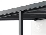 Tonnelle adossée Easy avec toit en polycarbonate, 3x4m, Anthracite Tonnelle adossée Easy avec toit en polycarbonate, 3x4m, Anthracite