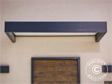 Canopy Sophia 1600, Palram/Canopia, 0.95x1.6x0.17 m, Dark Grey/Clear