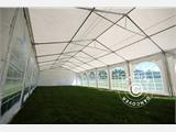 Carpa para fiestas, SEMI PRO Plus CombiTents® 8x12 (2,6)m 4 en 1, Blanco