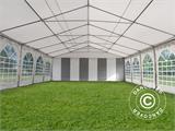 Partytent, SEMI PRO Plus CombiTents® 6x12m 4-in-1, Wit/Grijs