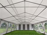 Pasākumu telts, SEMI PRO Plus CombiTents® 6x12m 4-vienā, Pelēks/Balts