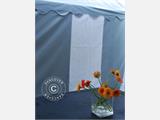 Partytent Exclusive 5x12m PVC, Grijs/Wit