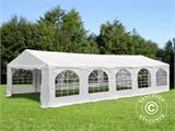 Carpa para fiestas Original 5x10m PVC, "Arched", Blanco