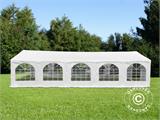 Tendone per feste Original 5x10m PVC, "Arched", Bianco